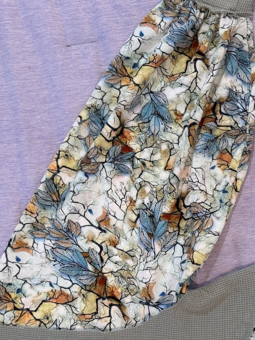 🌿⭐ POL Sage Star Patch Waffle Knit Top | Size Small | Boho Chic ⭐🌿 - Picture 6 of 9